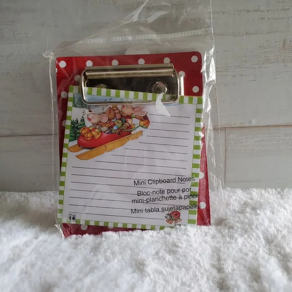Mary Engelbreit Mini Clipboard Notes